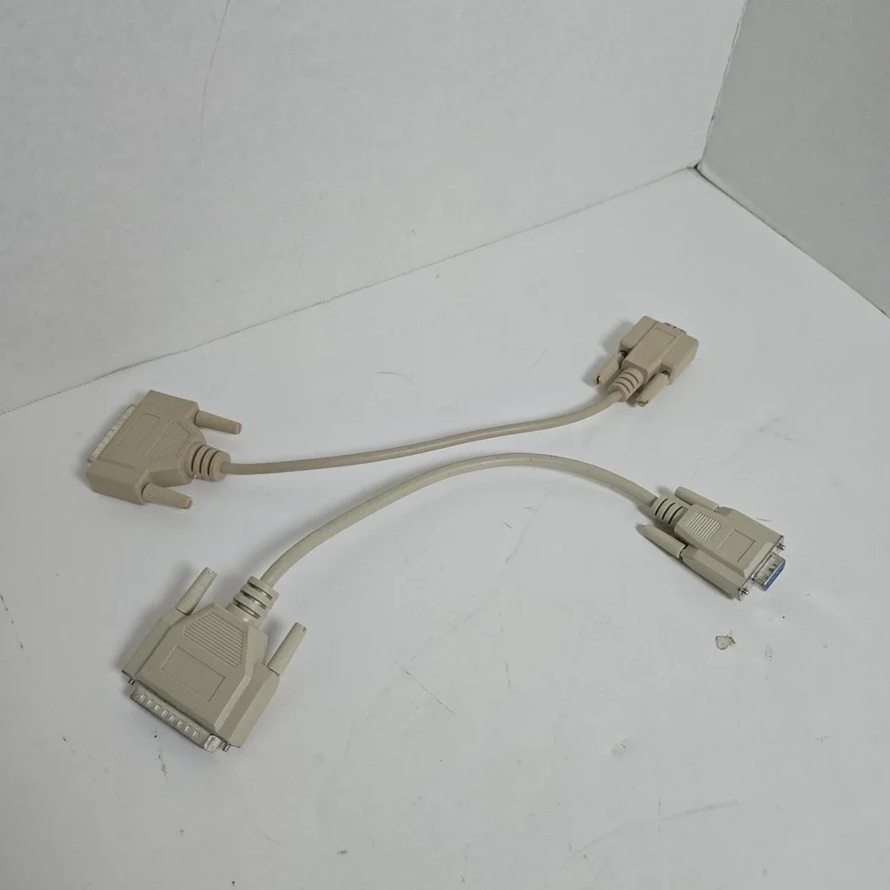 Lot/15 Vintage Parallel Printer Cables Variety + Adapters Computer Power Cords